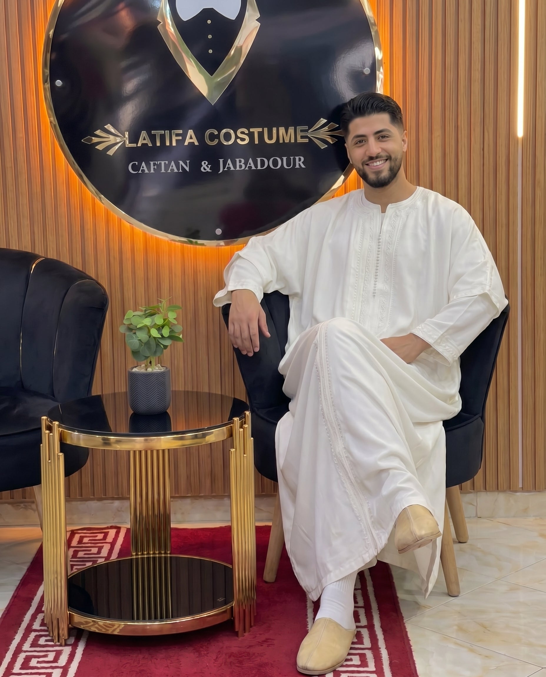Djellaba Sultan Blanche