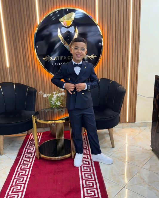 Costume Enfant Bleu Marine Prestige