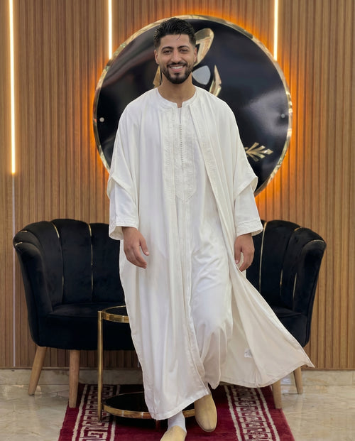 Djellaba Sultan Blanche